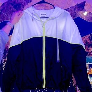 Garage cropped windbreaker
